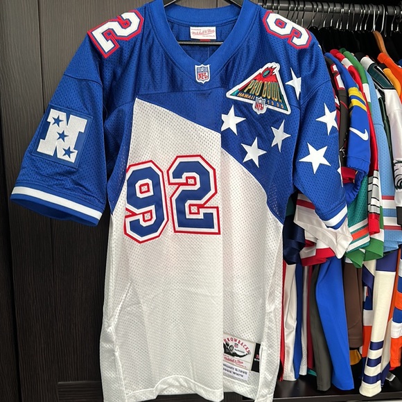 Mitchell & Ness Other - Reggie White NFC Mitchell & Ness 1995 NFL Pro Bowl Authentic Jersey - White/Blue